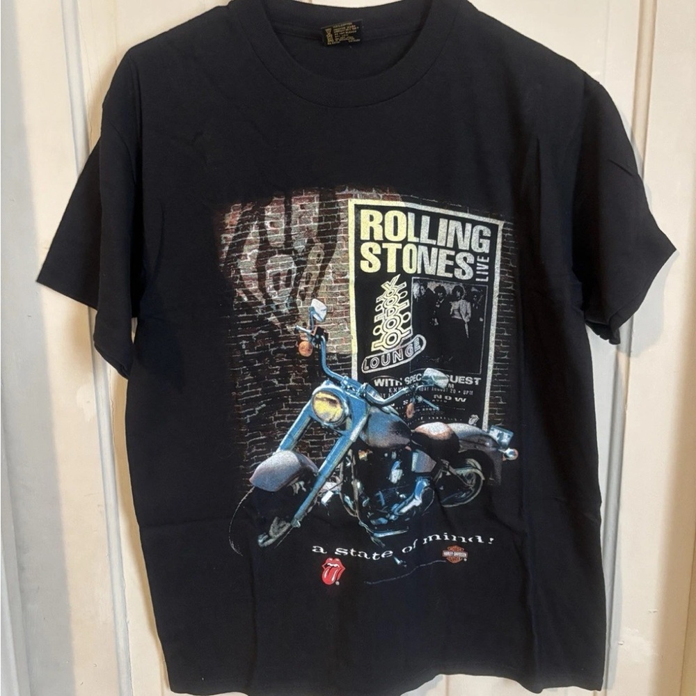 Vintage rolling stones voodoo lounge t shirt, Brockum, Vintage, Harley Davidson